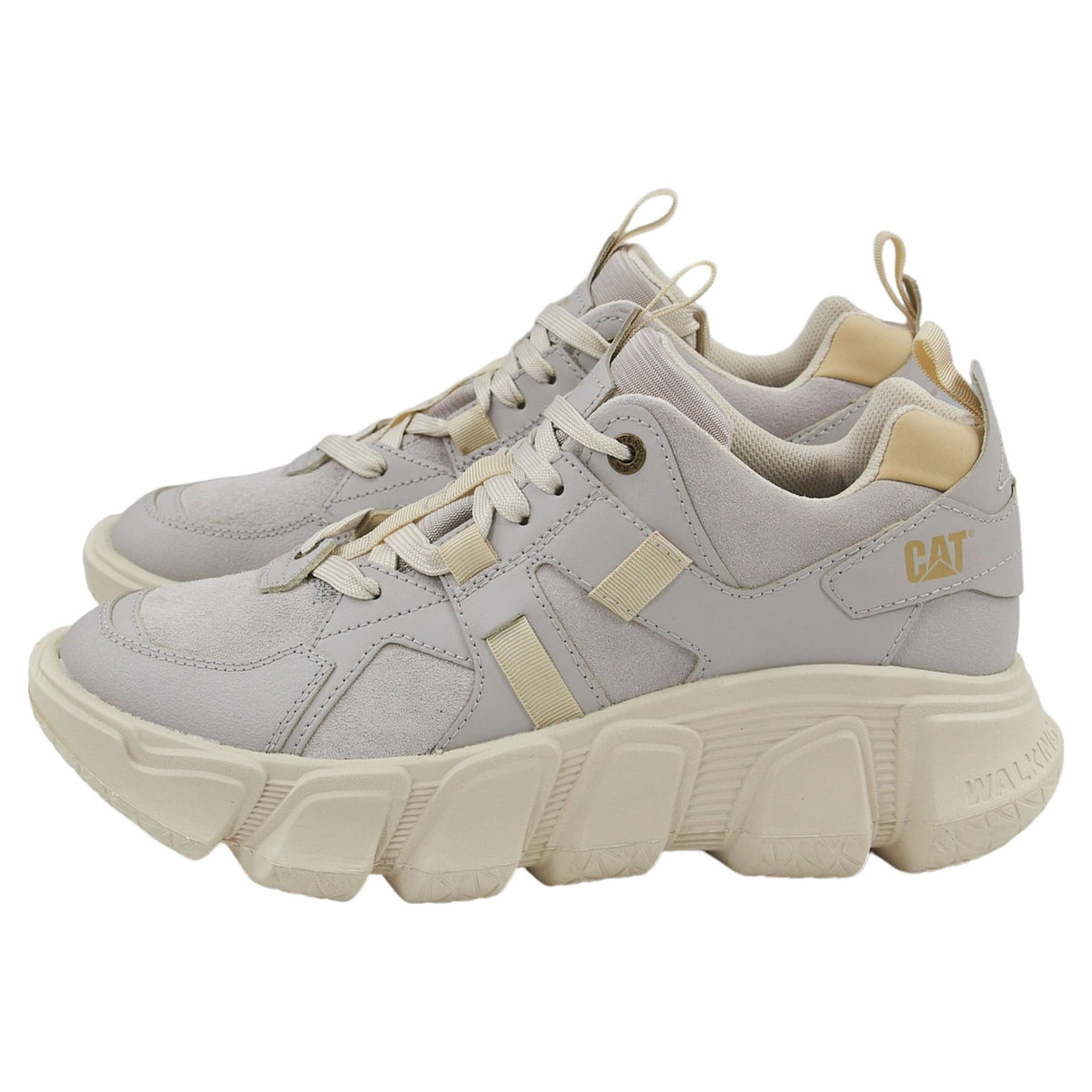 Cat Footwear Imposter chunky trainers in beige-Neutral