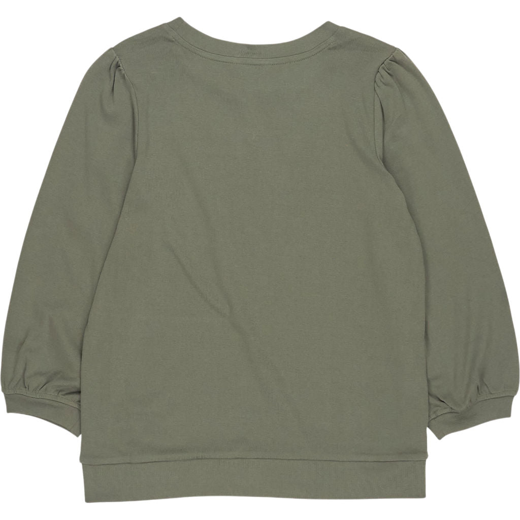 Hush Khaki Mimi Puff Sleeve Tee