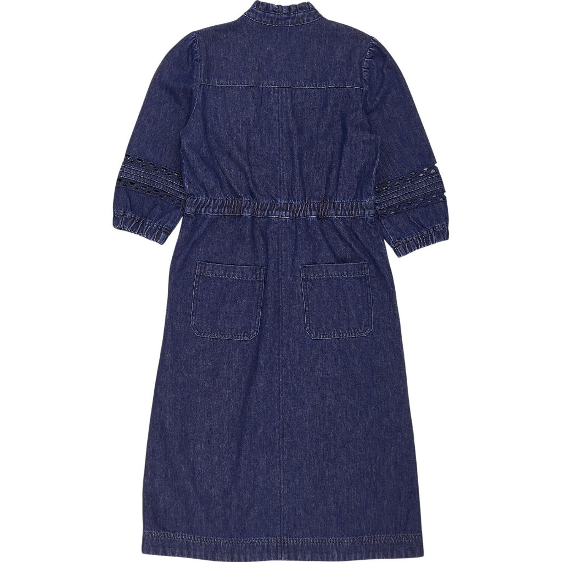 Wyse Blue Denim Midi Dress 1