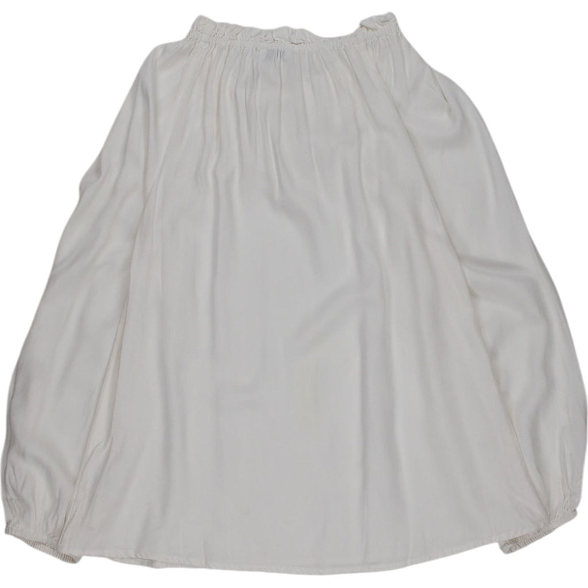 NRBY White Gathered Blouse