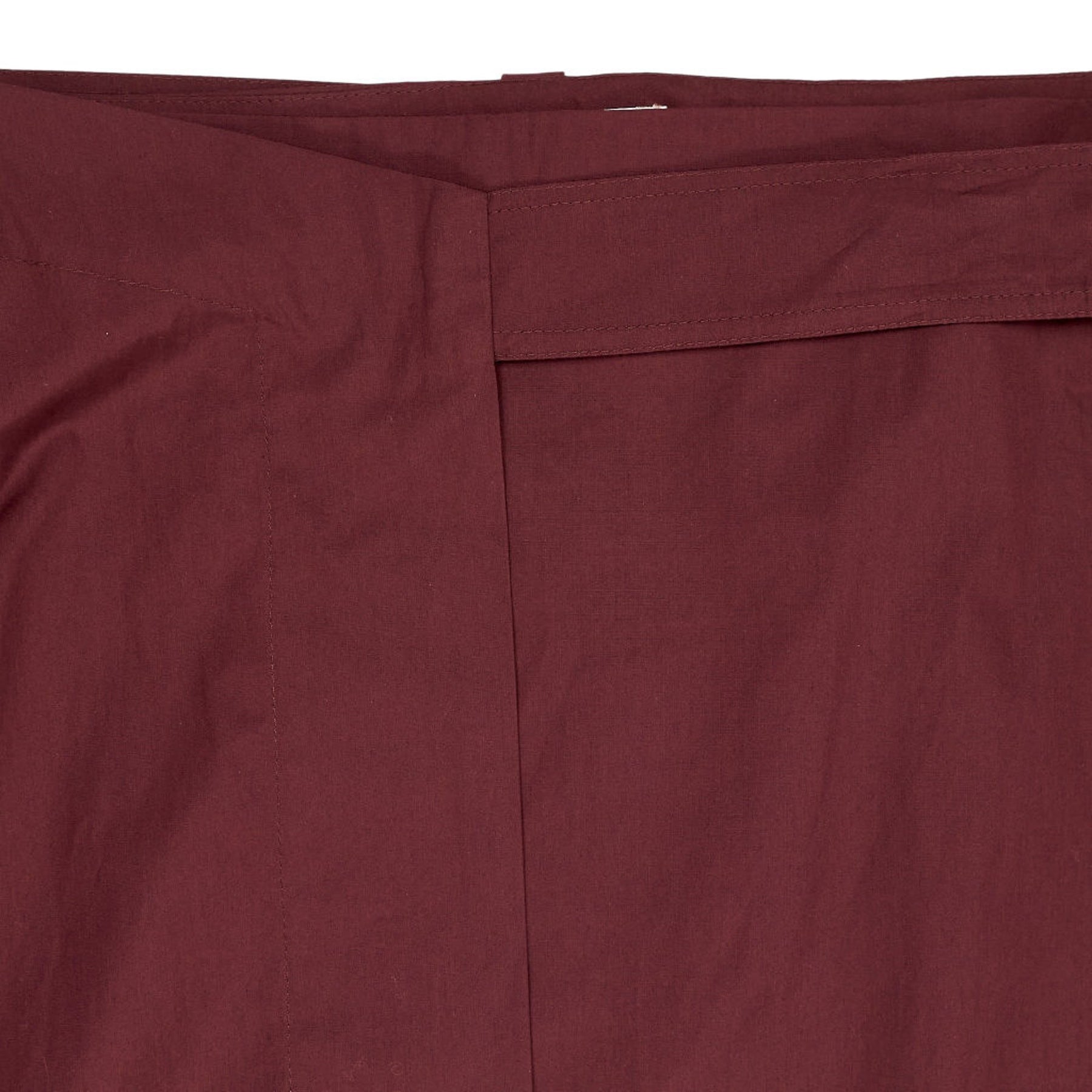 Studio Nicholson Chestnut Asymmetric Wrap Skirt