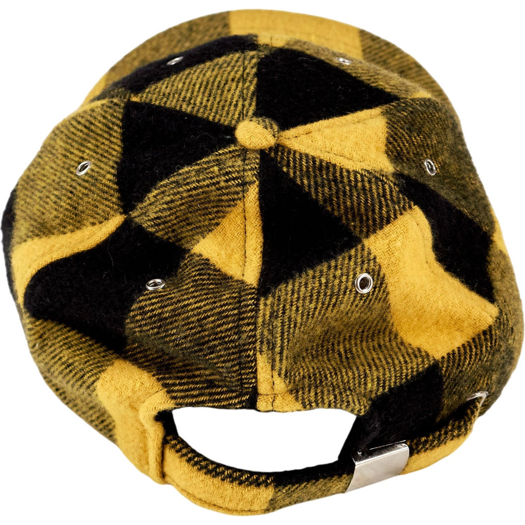 YMC Yellow Black Check Cap