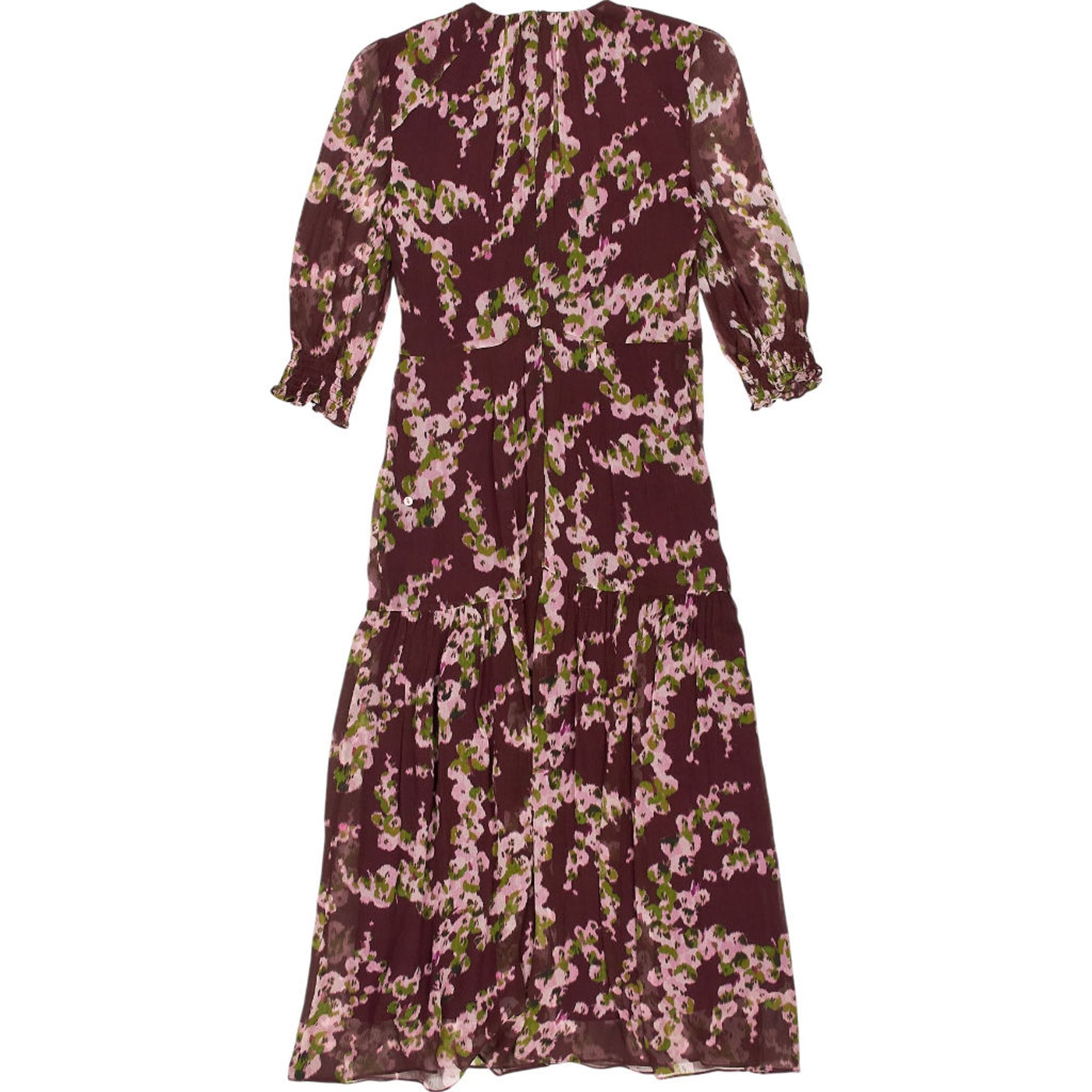 The Fold Floral Midi Dress