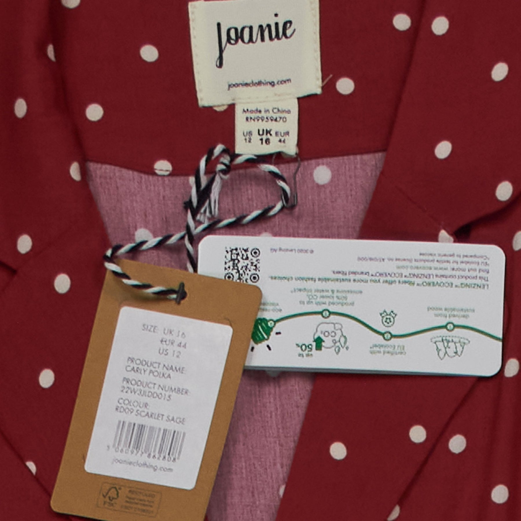 Joanie Red Polka Dot Carly Dress