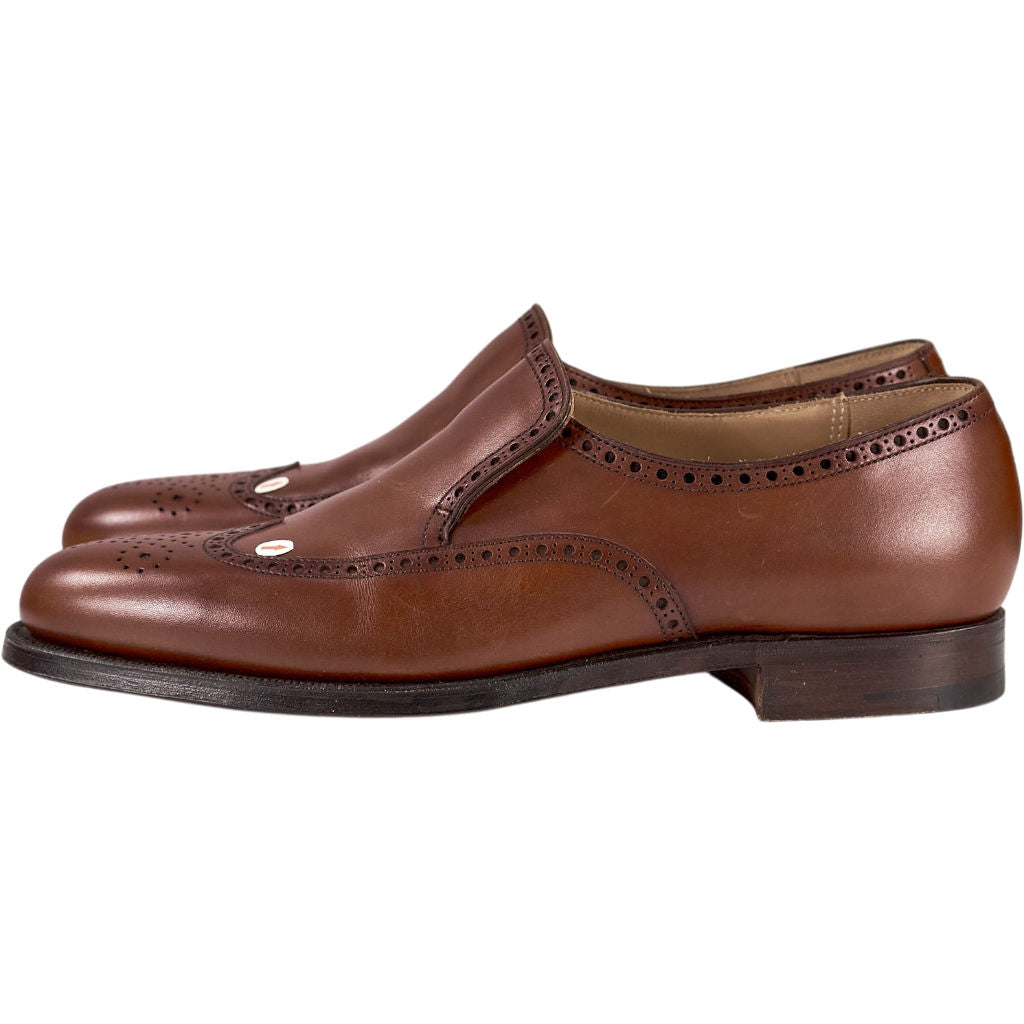 Crockett & Jones Brown Leather Brogues