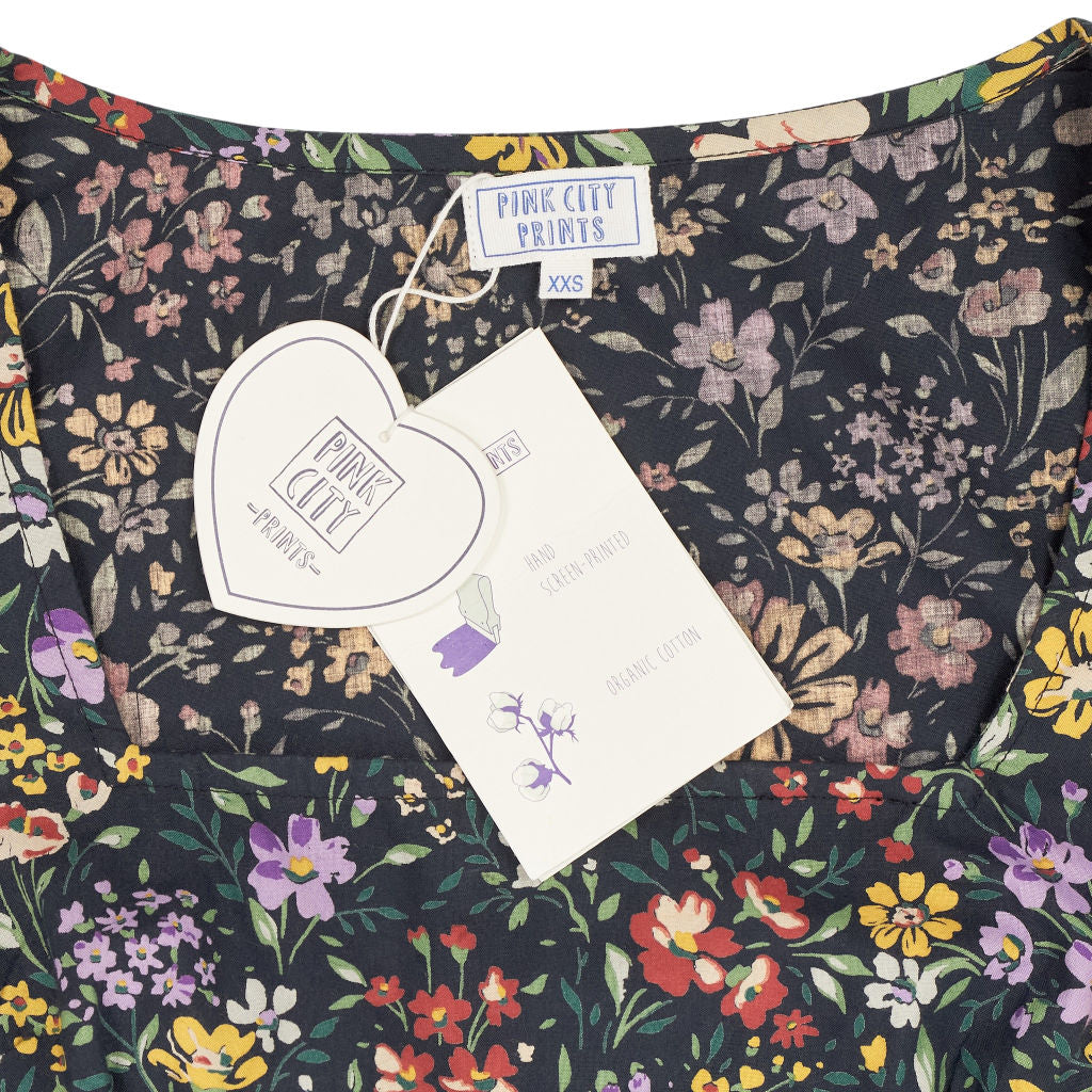 Pink City Prints Floral Evelyn Mini Dress