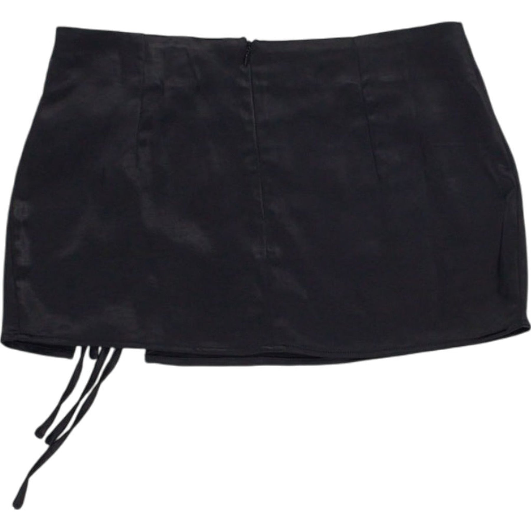 Motel Black Satin Gamay Skirt