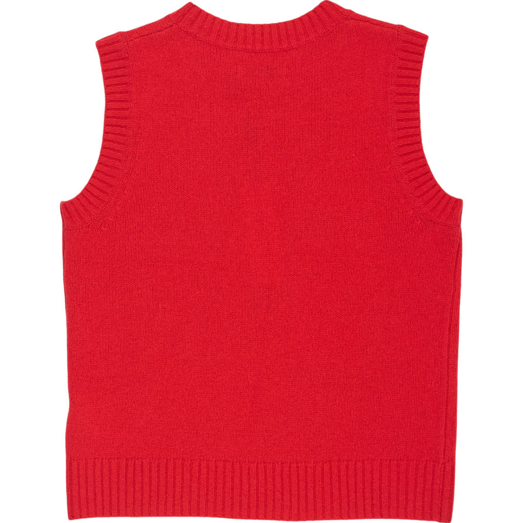 NRBY Red Merino Wool Tank XS