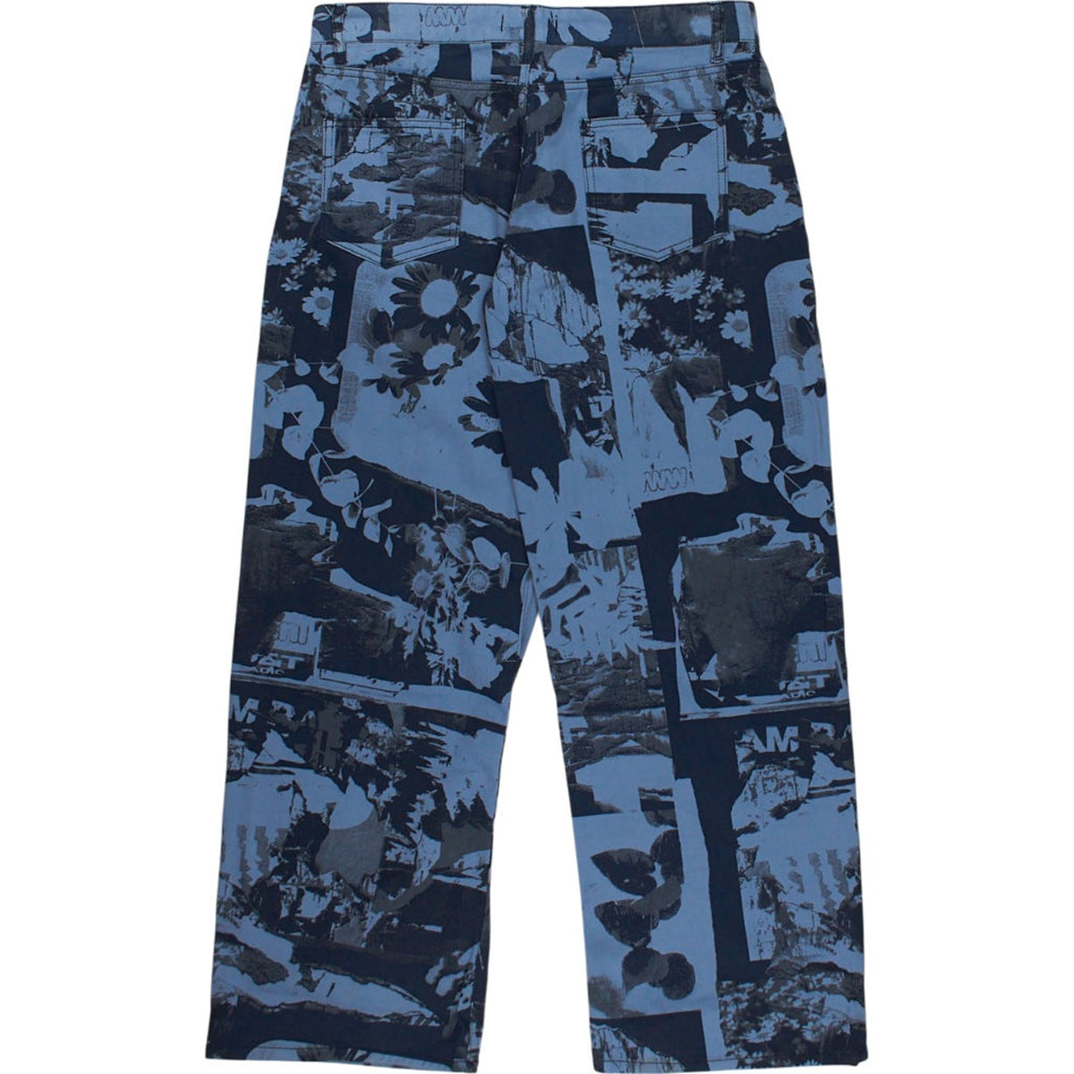 Motel Blue Photo Collage Jeans