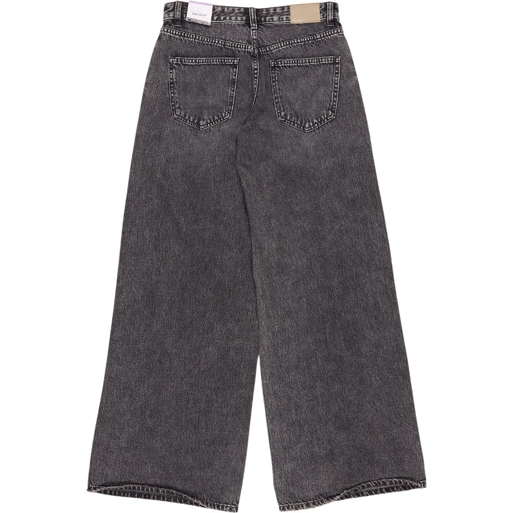 Pull & Bear Black Wide Leg Jeans