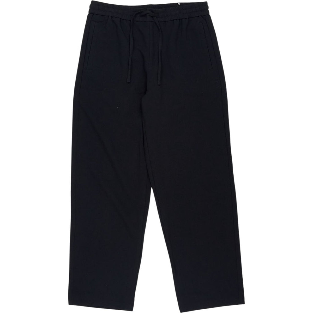 Pull & Bear Black Elastic Waist Trousers