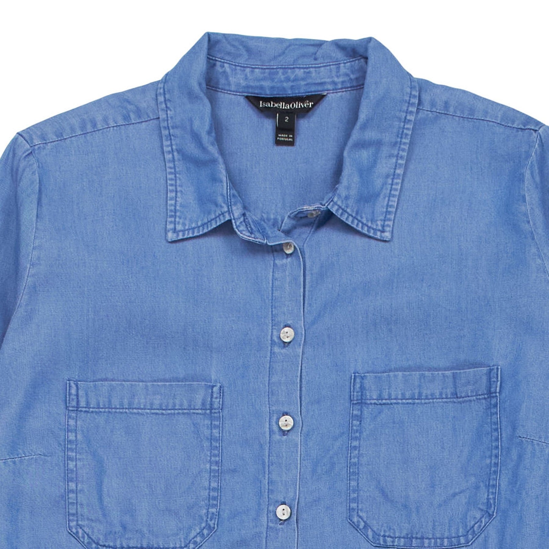 Isabella Oliver Blue Denim Shirt