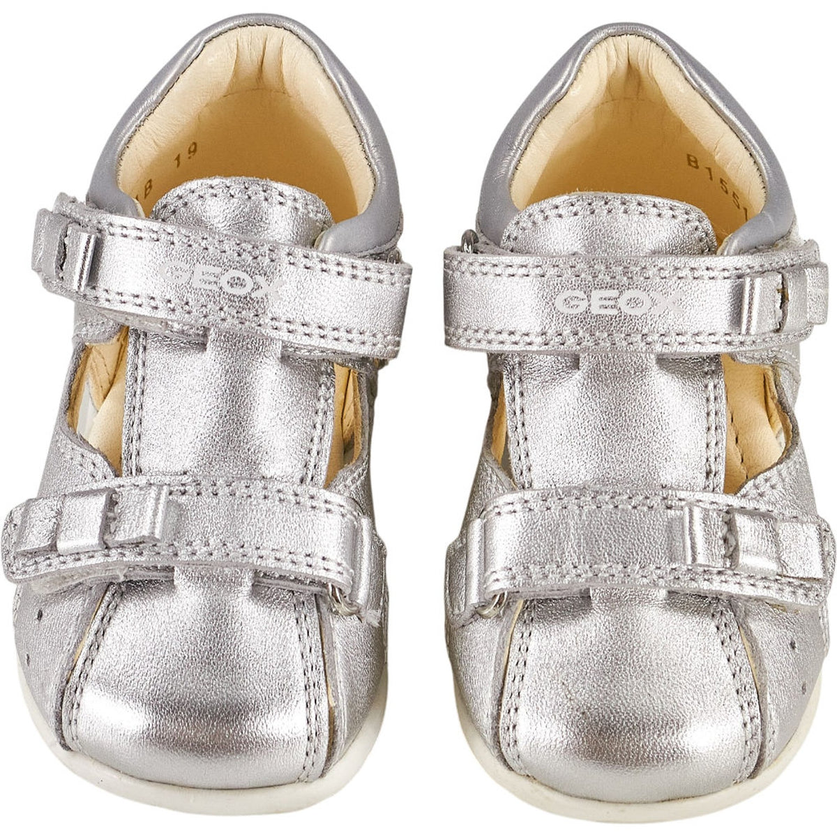 Geox Silver Kaytan Kids Shoes