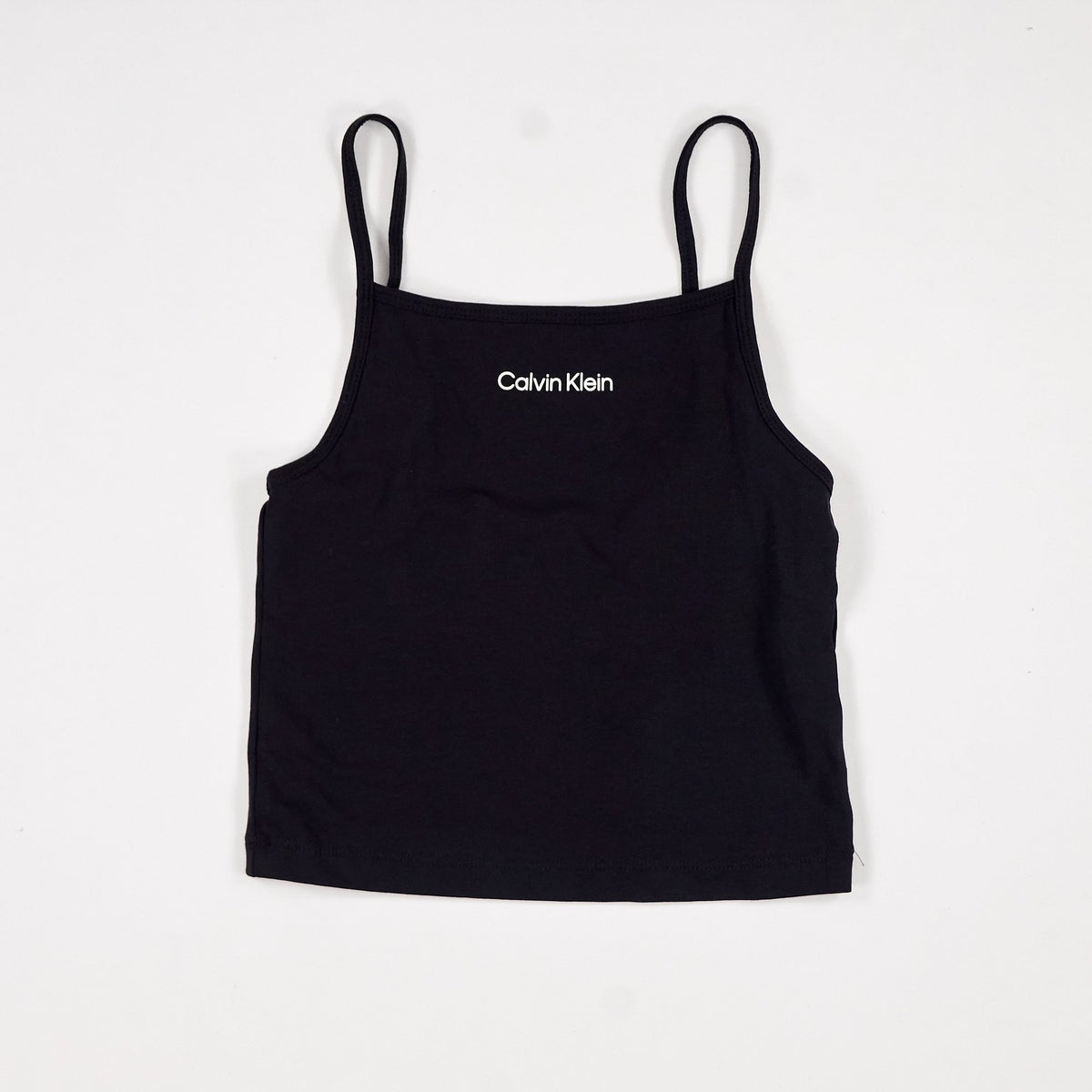 Calvin Klein Black Crop Tank Top