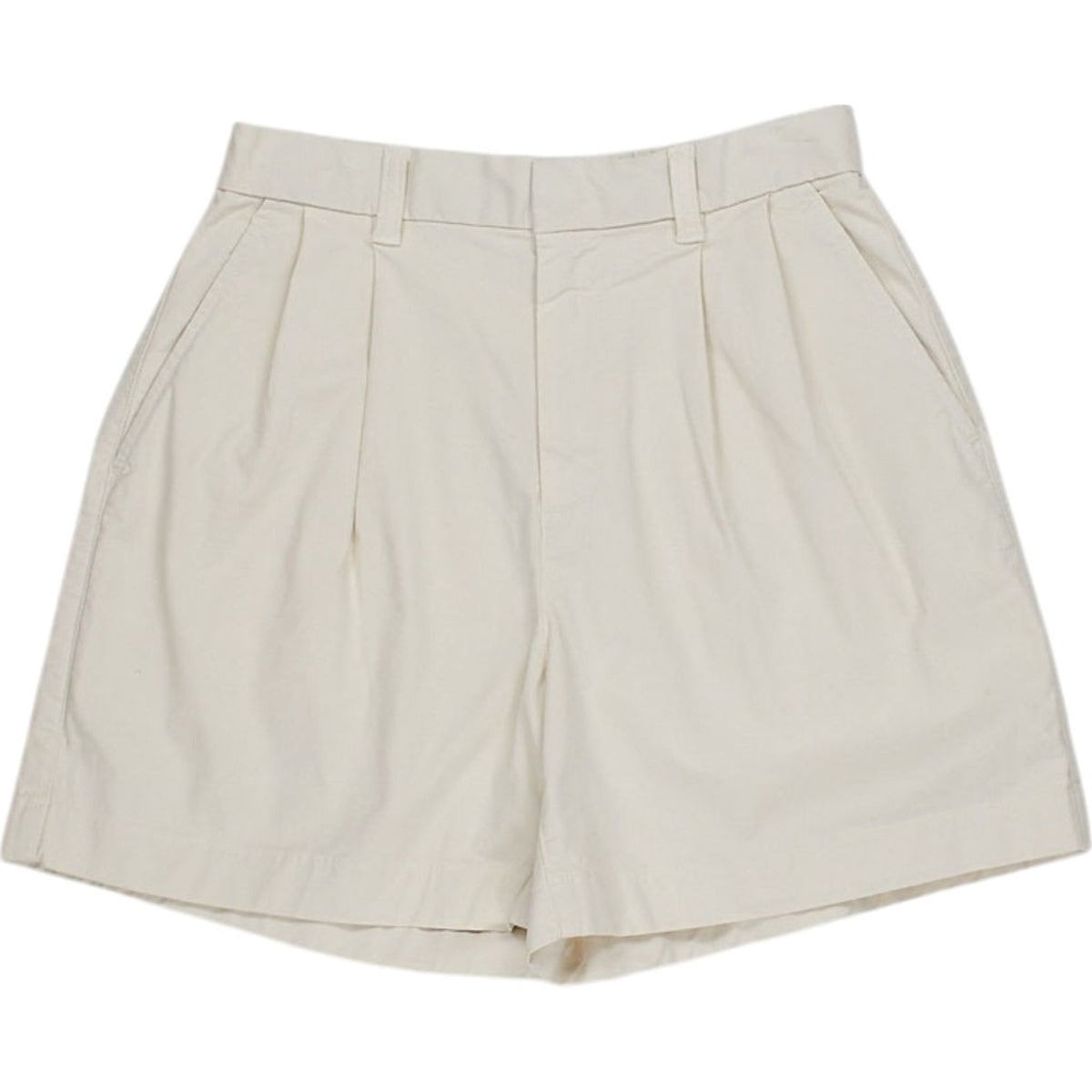 Gap Cream Pleated Shorts