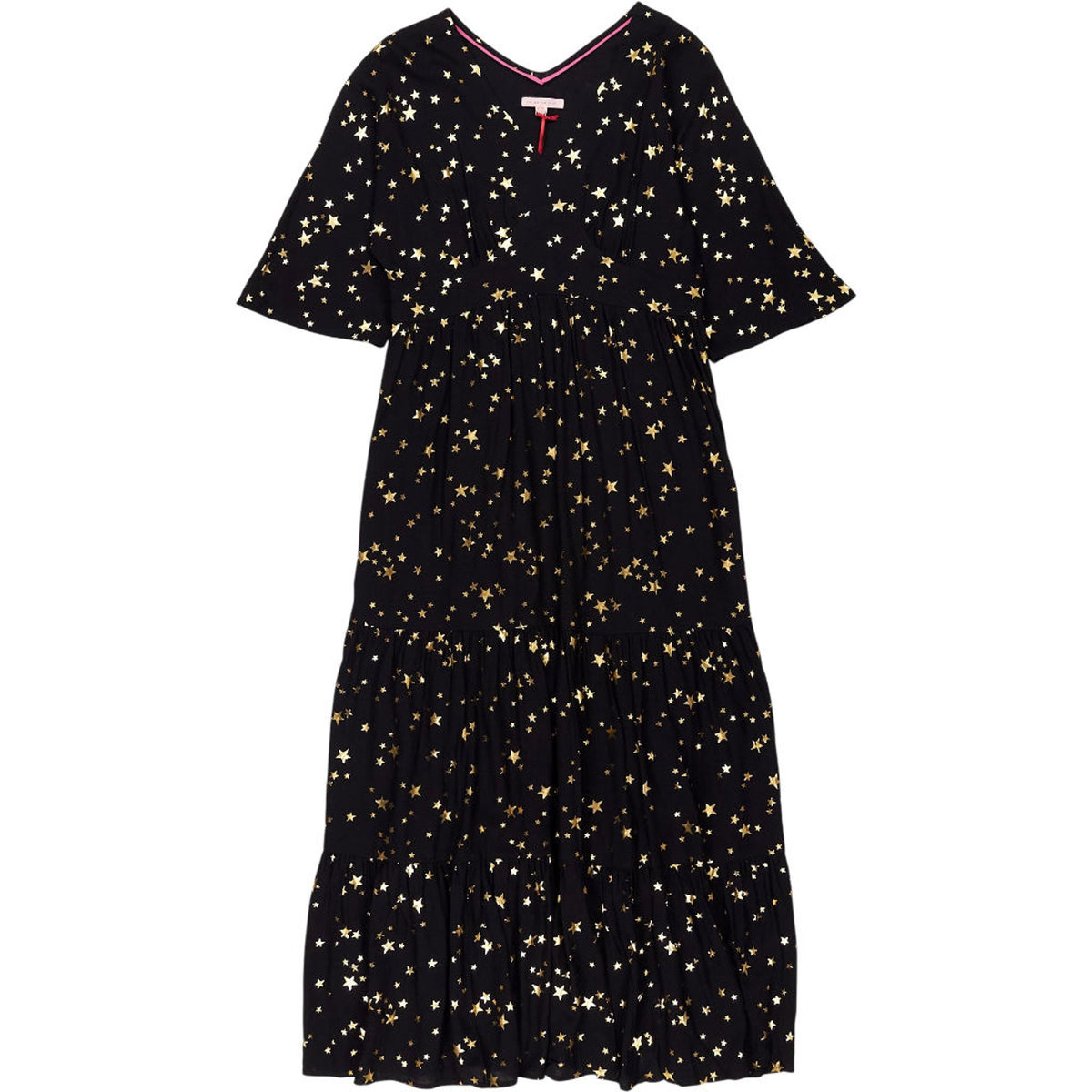 Strong Girls Club Black Star Midi Dress