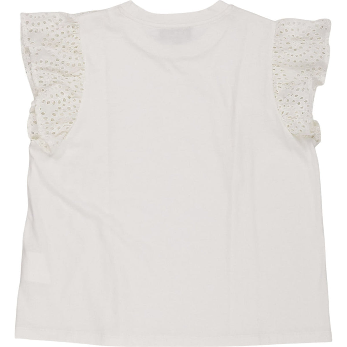 Wyse White Lace Sleeve Top 1