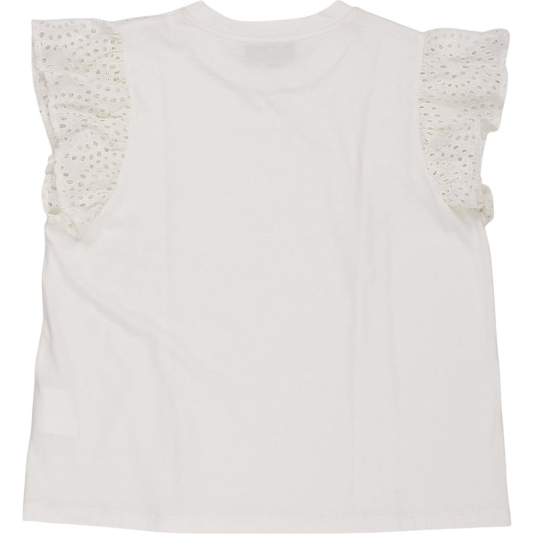 WYSE White Lace Sleeve Top 1