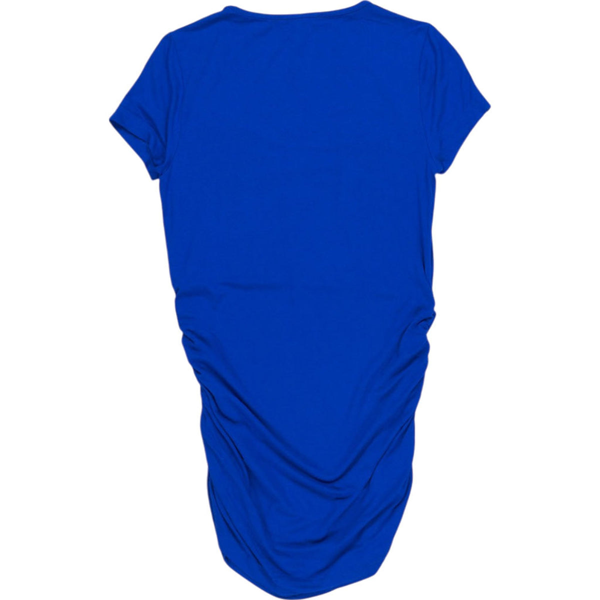 Isabella Oliver Blue Ruched Maternity Top