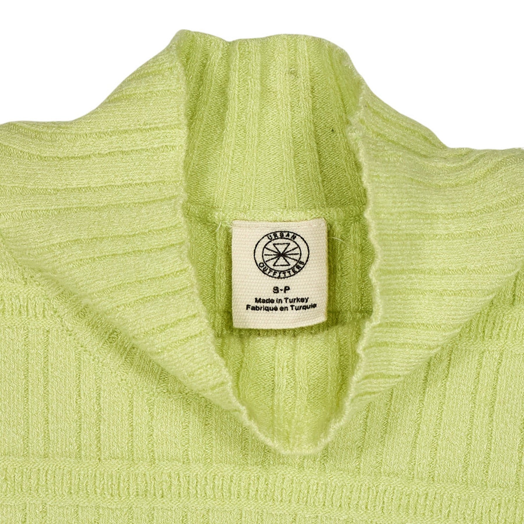 Urban Outfitters Green Ribbed Jumper