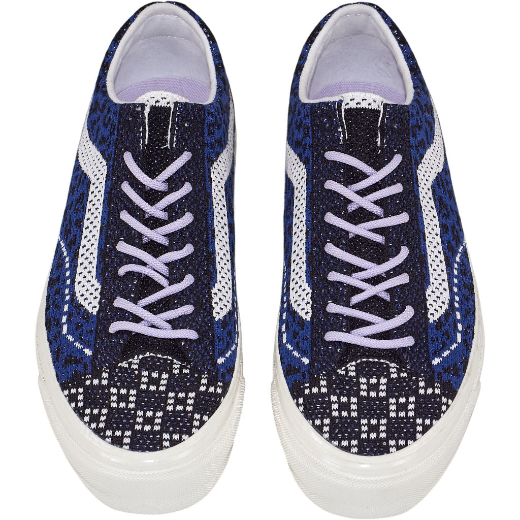 Vans Black Blue Patterned Trainers