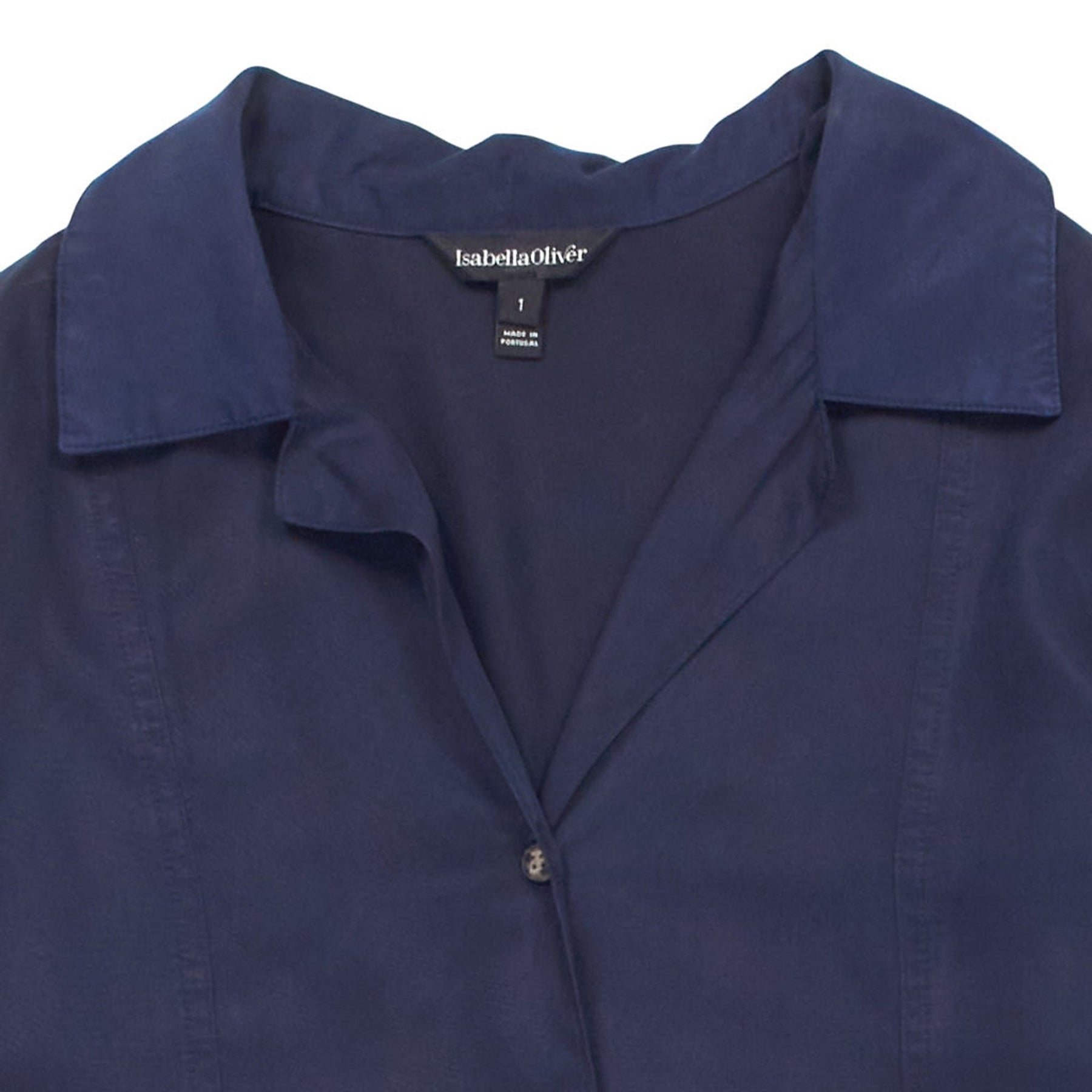Isabella Oliver Navy Easy Shirt Dress