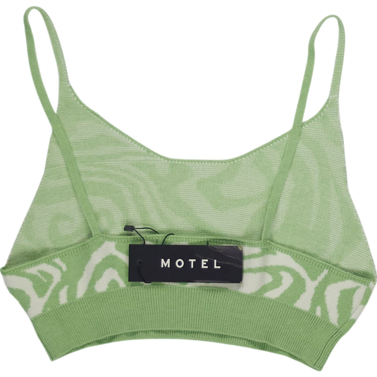 Motel Green Peppermint Knit Top