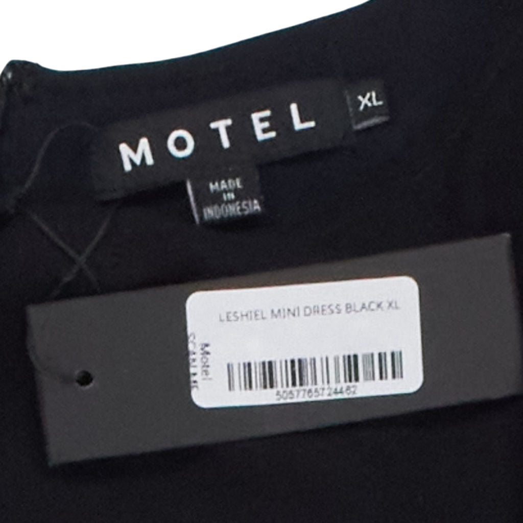 Motel Black Leshiel Mini Dress