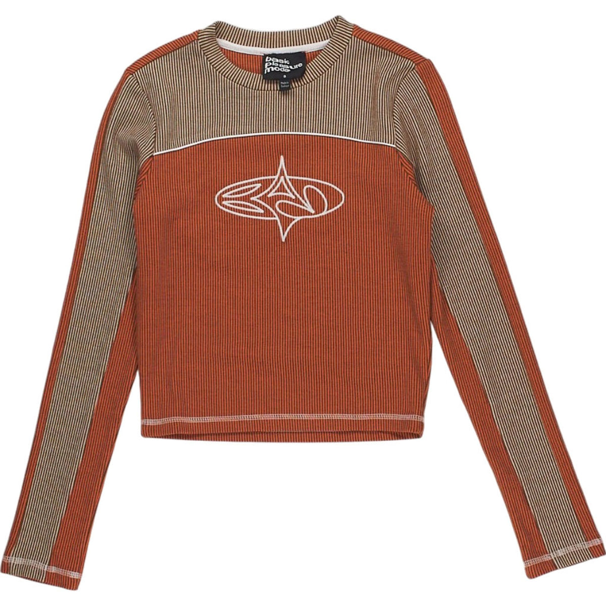 Basic Pleasure Mode Striped Long Sleeve Top