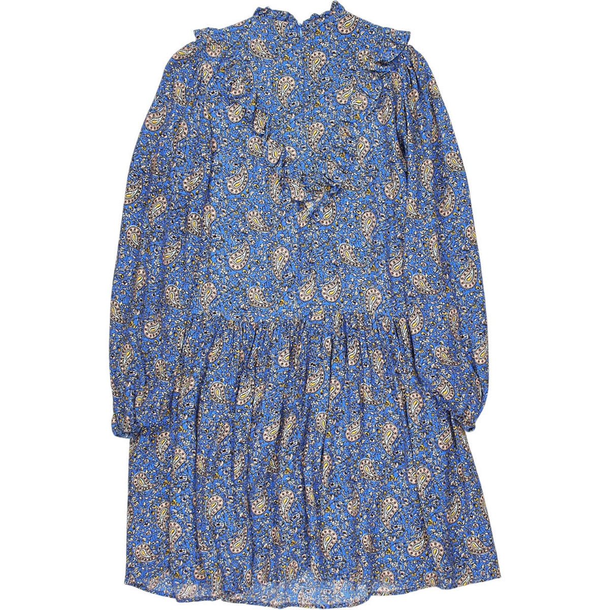 Anthropologie Blue Paisley Dress