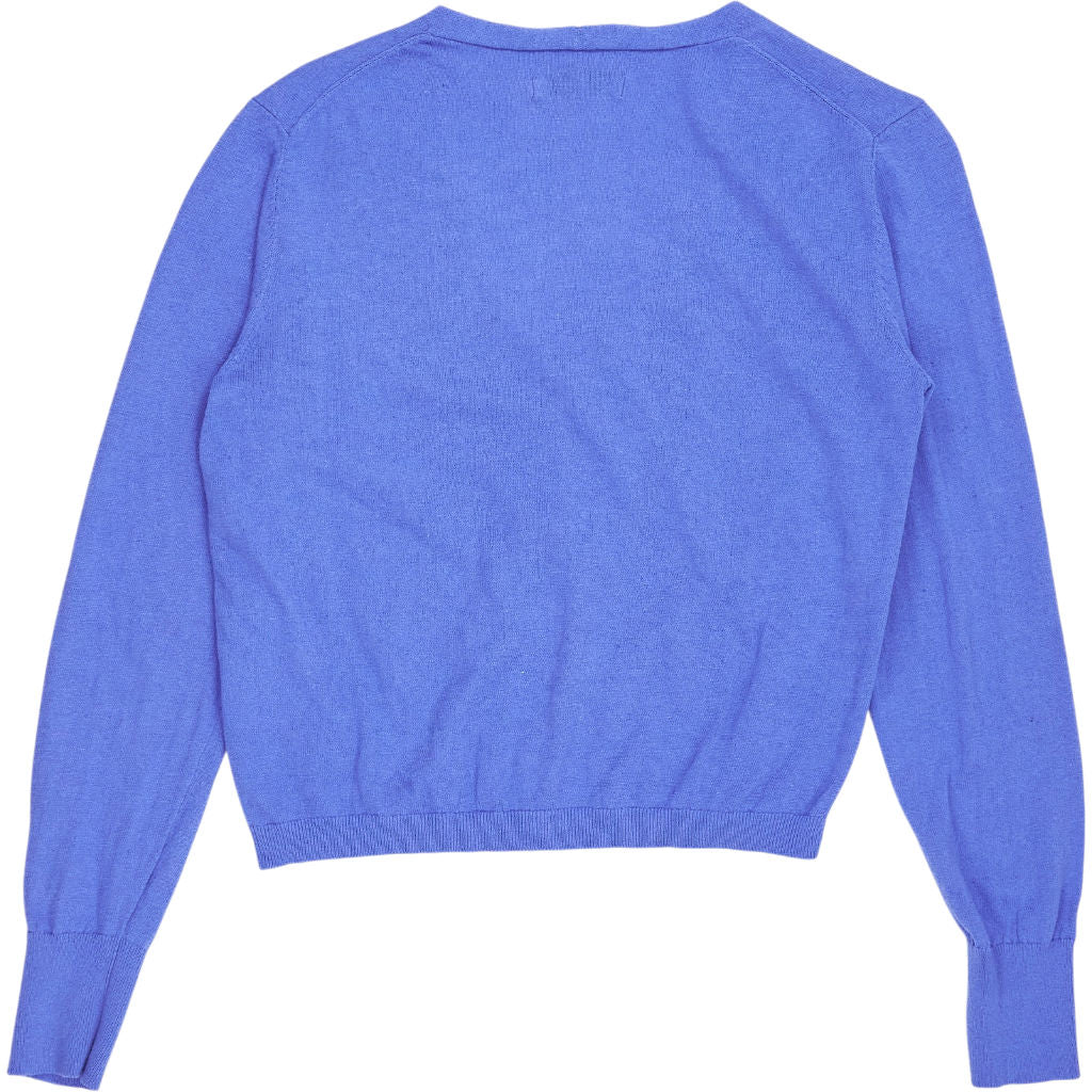 NRBY Blue Cotton Linen Cardigan