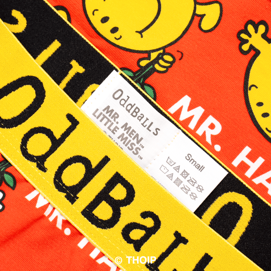 Mr Happy - Mr Men - Mens Boxer Shorts