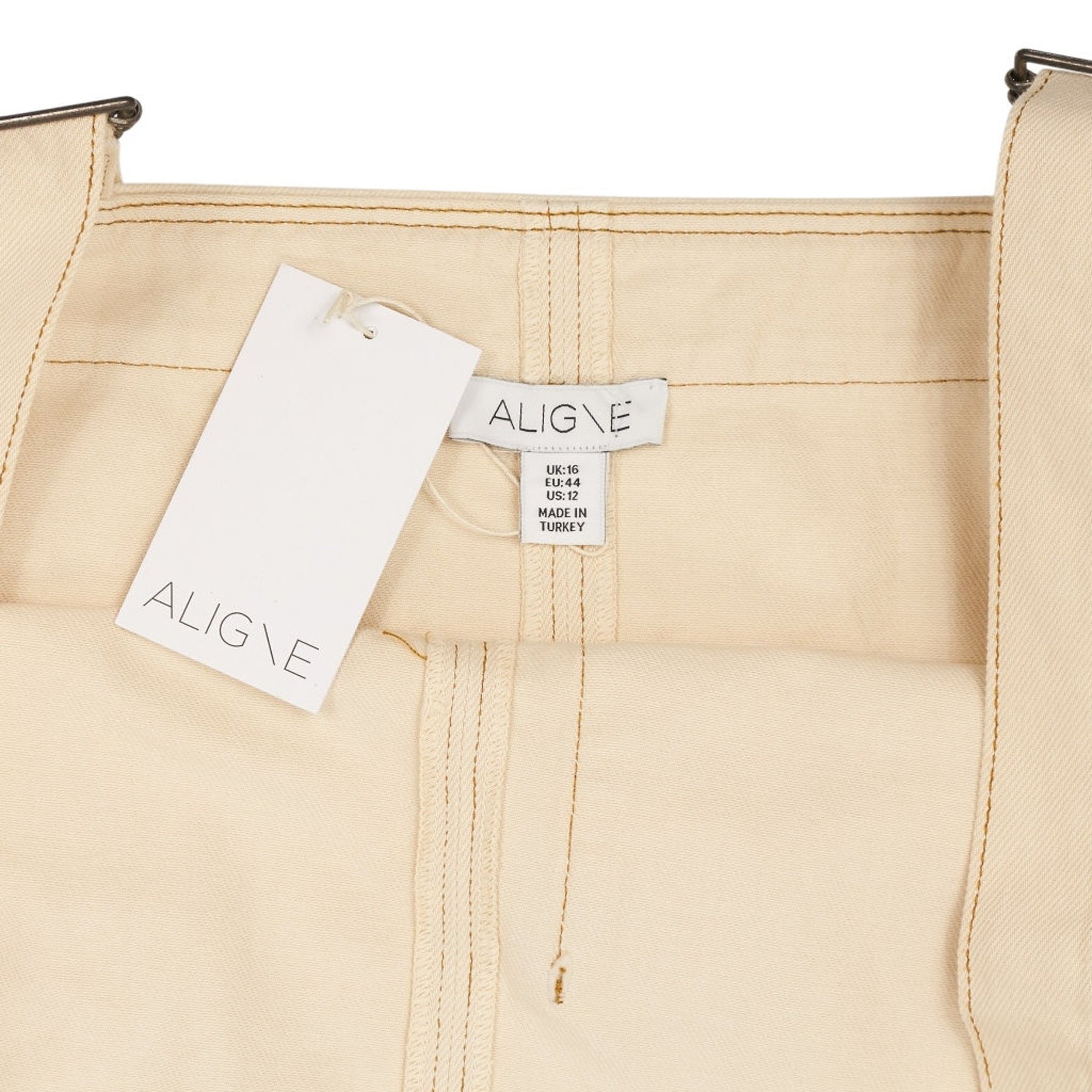 Aligne Ecru Meadow Square Neck Top