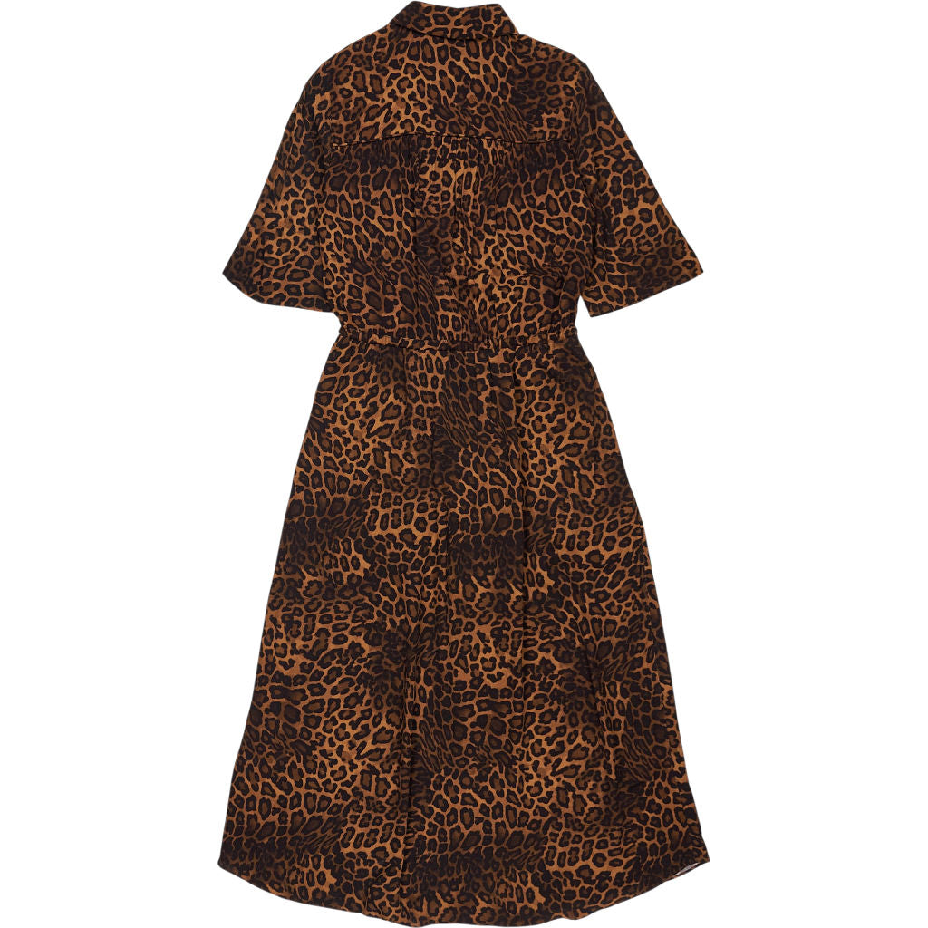 Hush Brown Leopard Print Dress