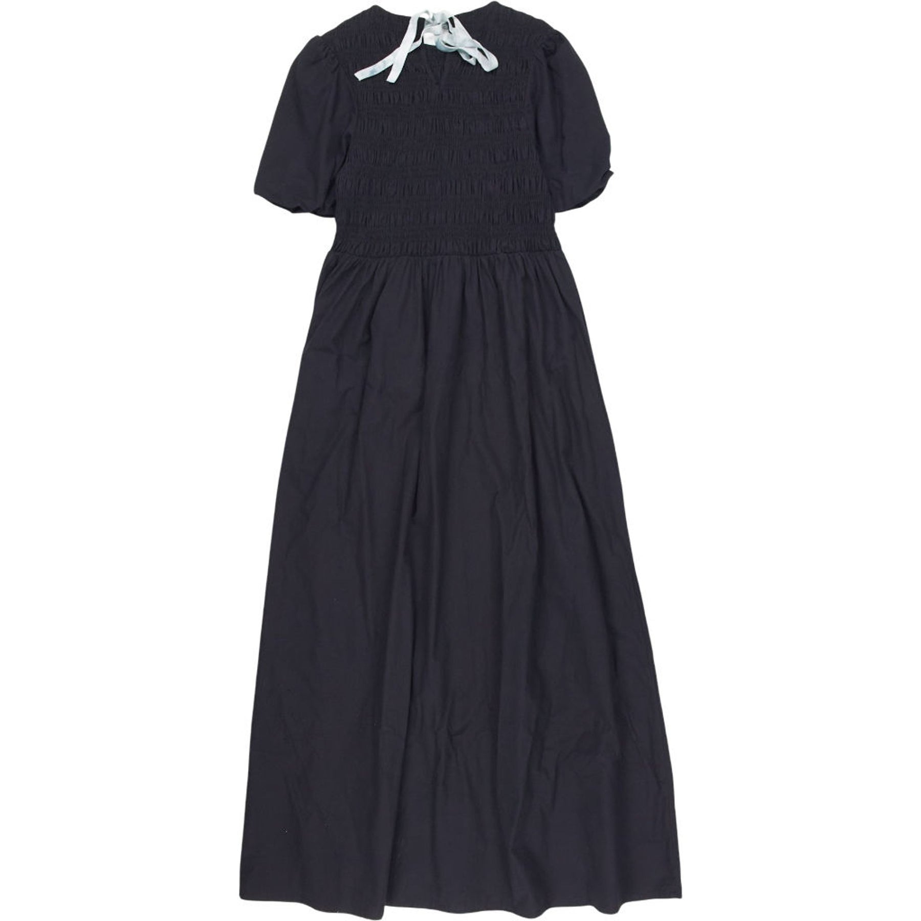 Omnes Black Poplin Maxi Dress