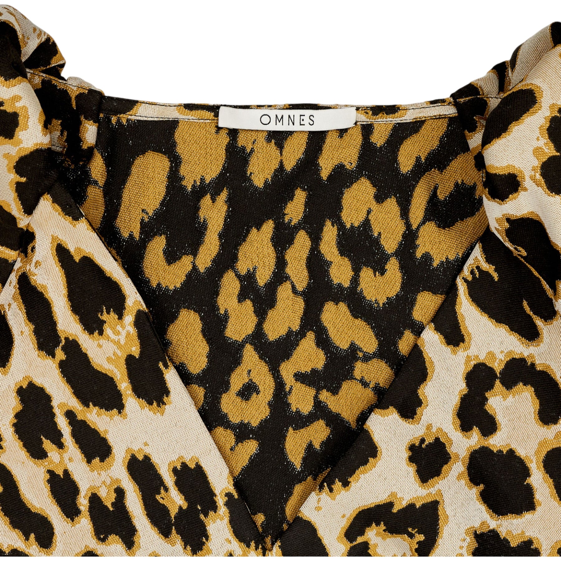 OMNES Leopard Print Blouse