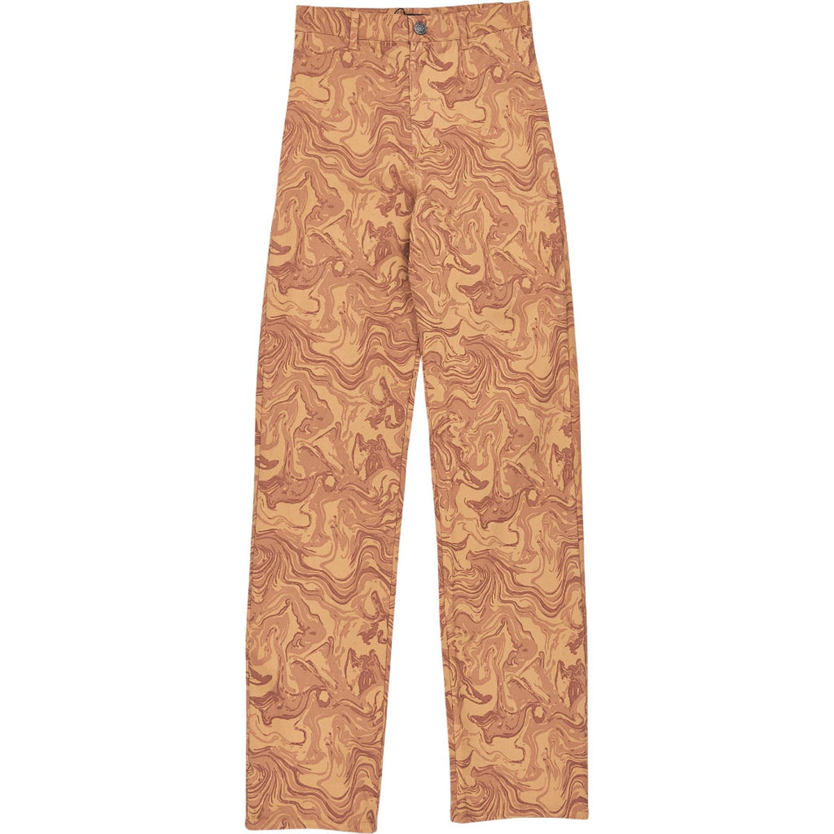 Motel Brown Bhavna Trousers Fluid Marbling