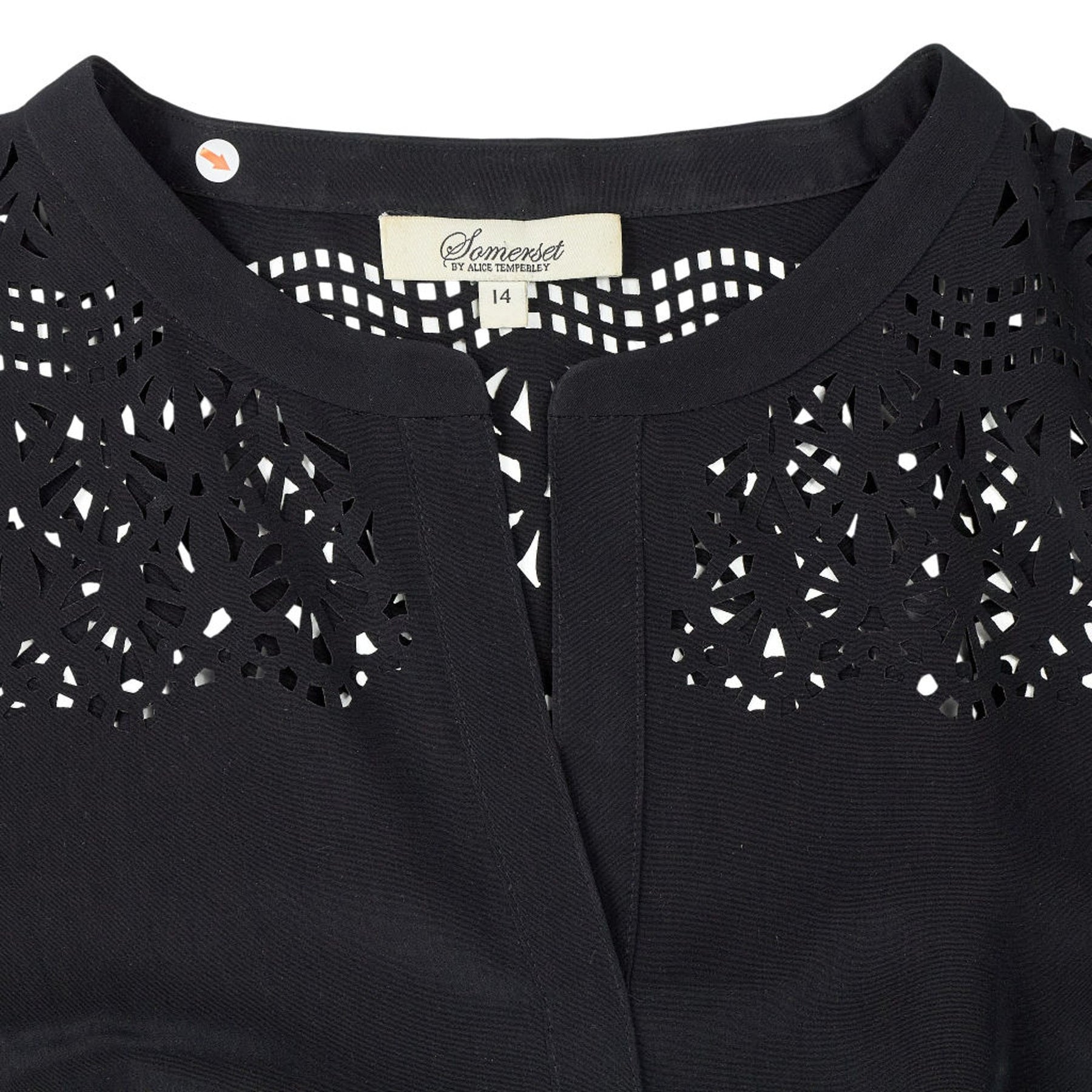 Somerset Black Lace Trim Dress