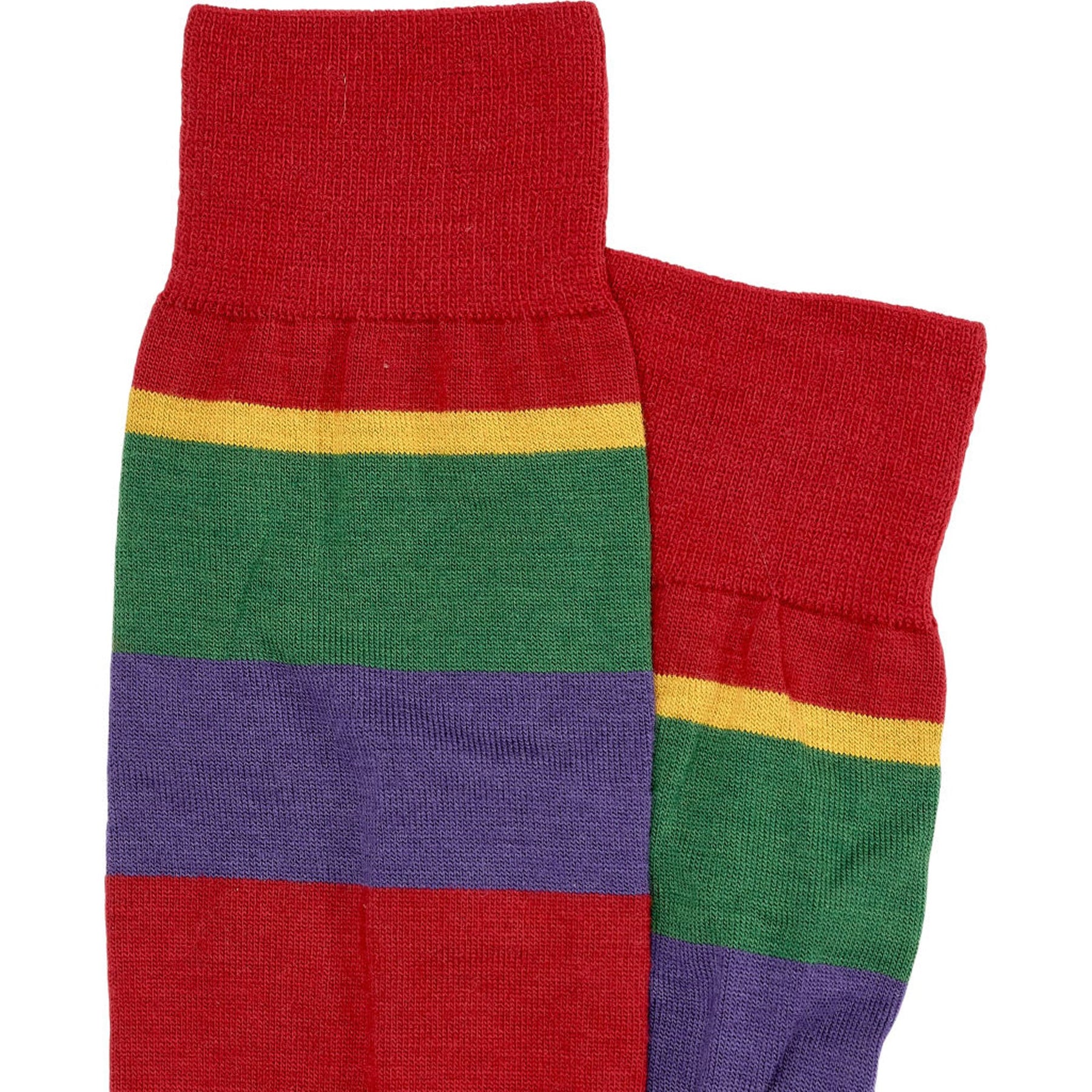 Drakes Multicolour Striped Socks
