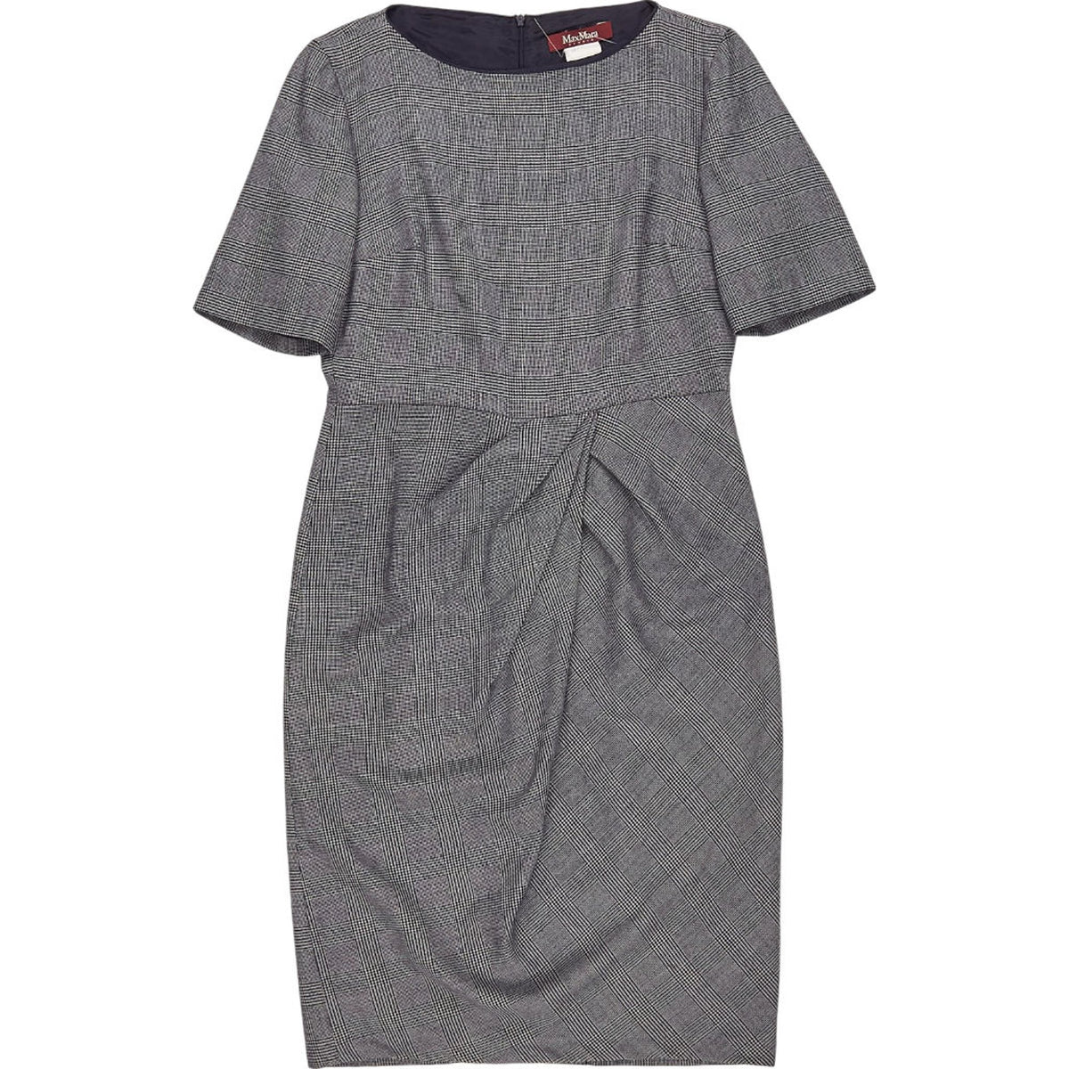 MaxMara Grey Check Dress