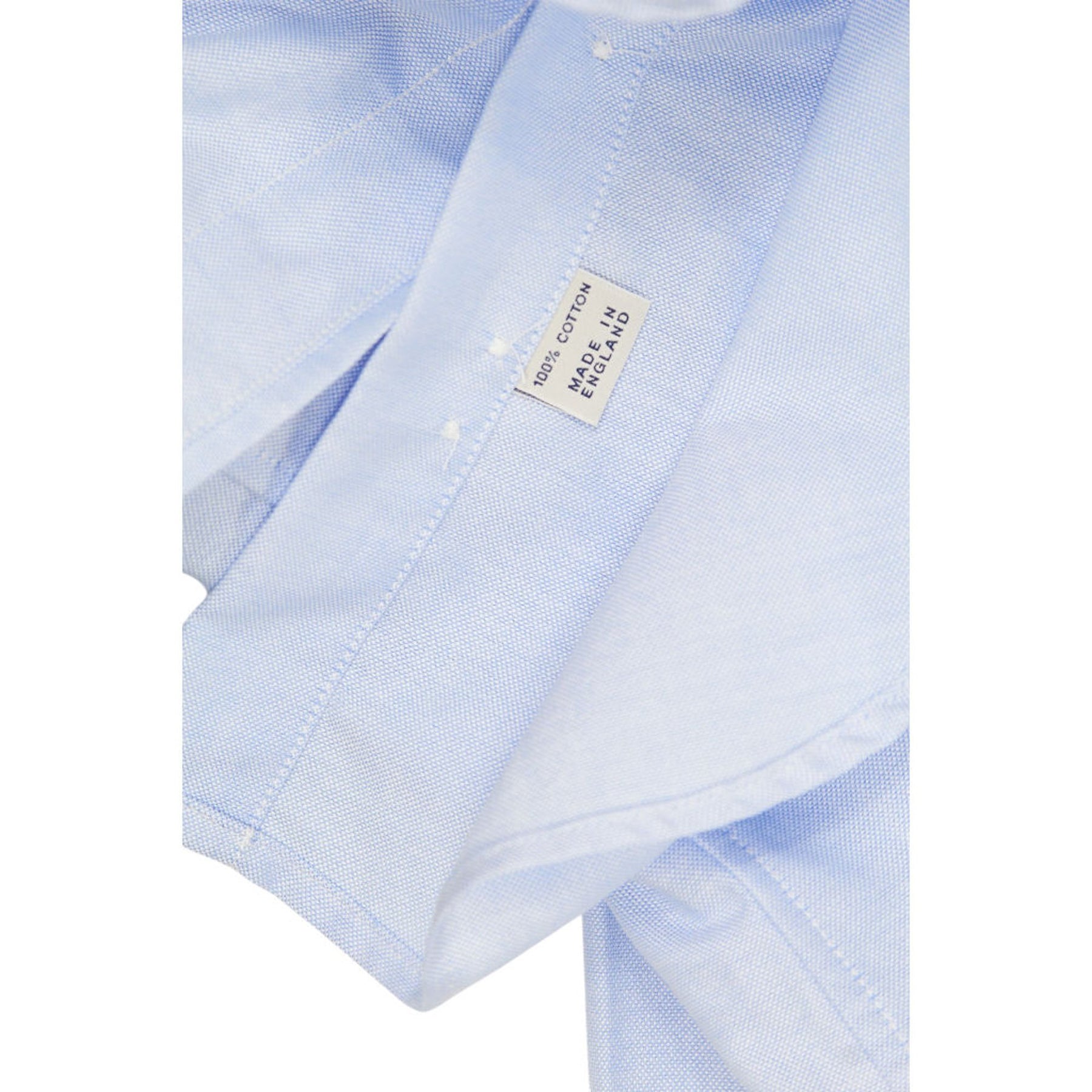 Drake's Blue Button Down Oxford Shirt