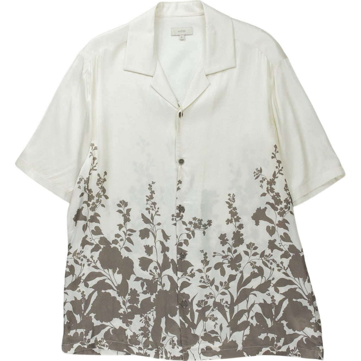 Moss Cream Floral Button Shirt