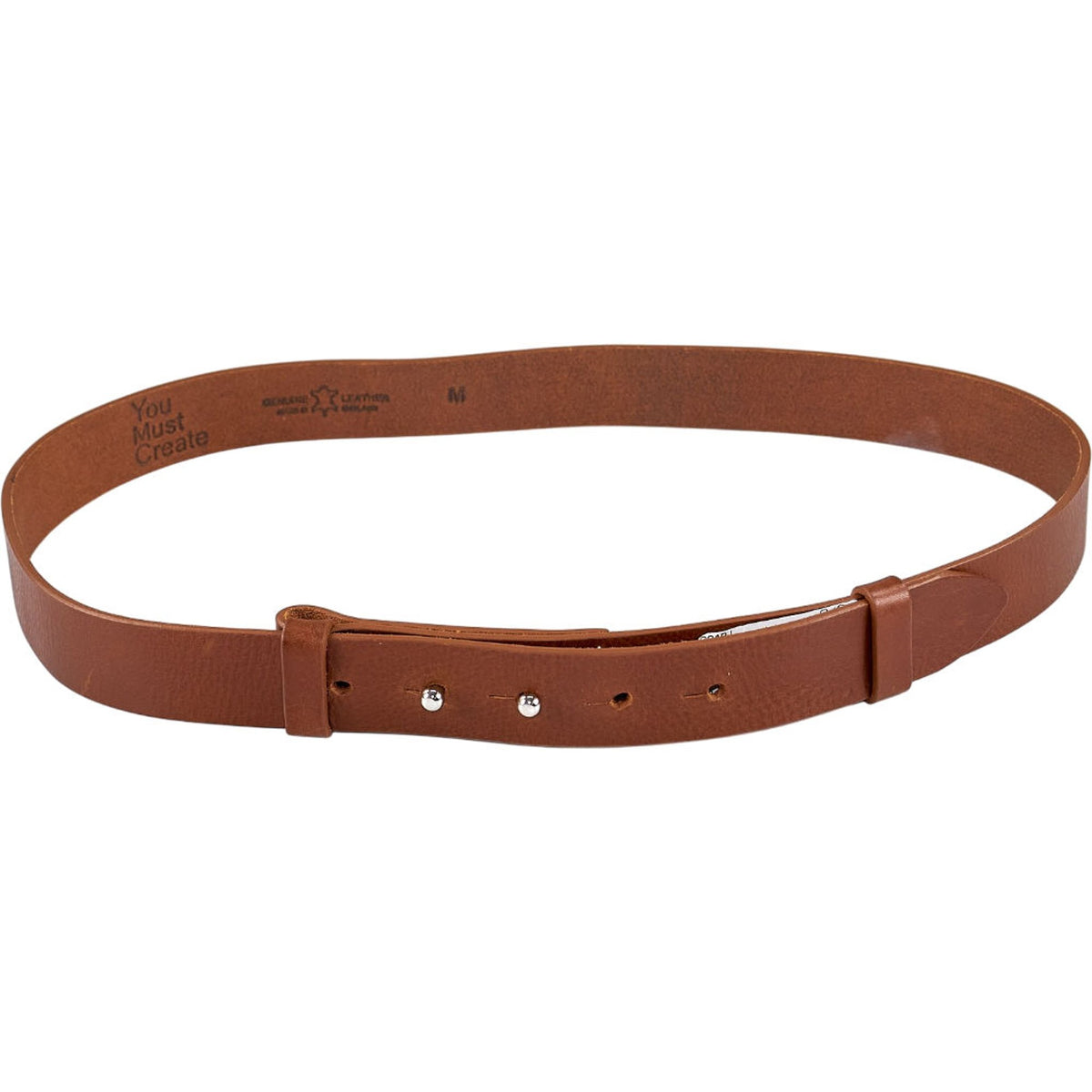 YMC Brown Leather Belt Medium