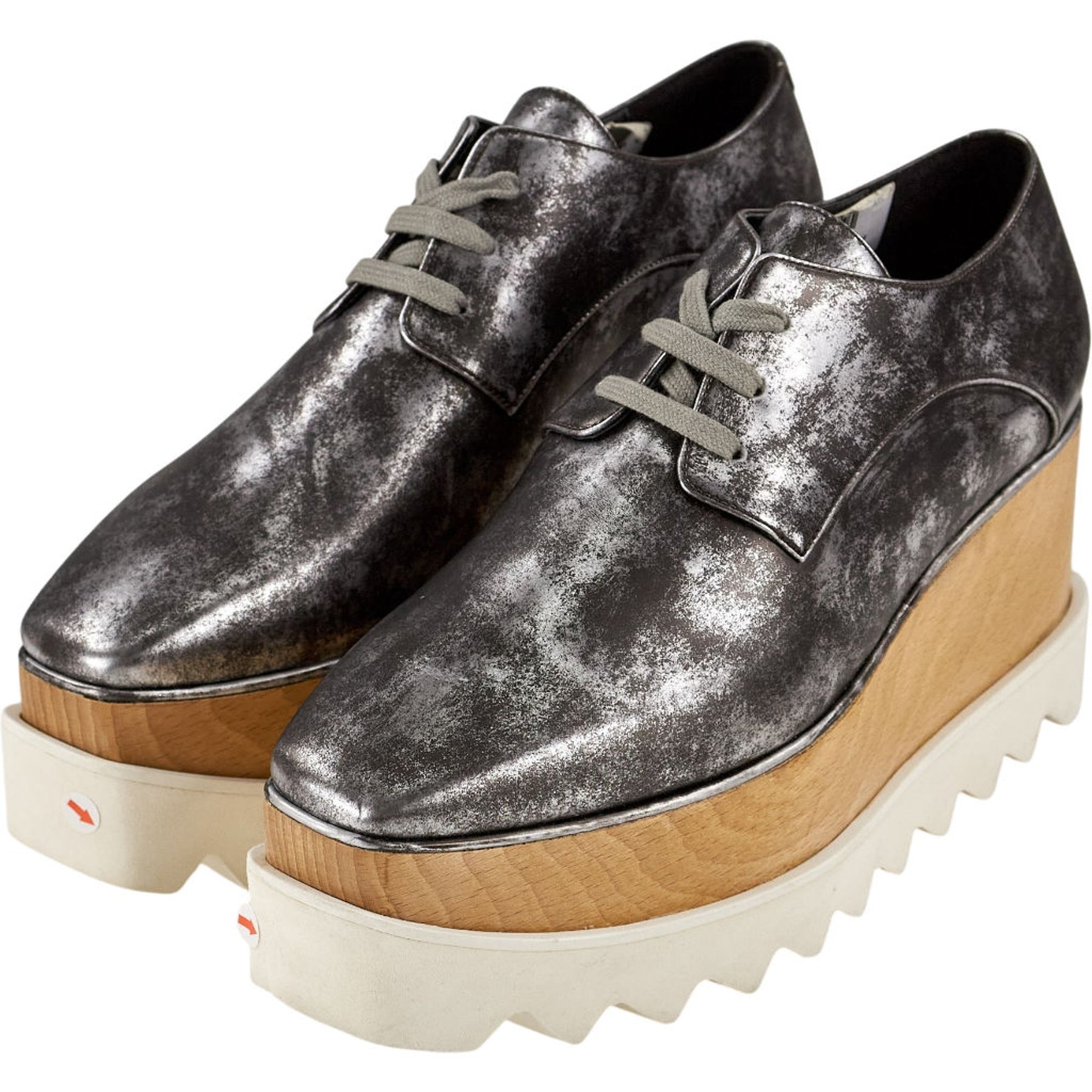 Stella McCartney Metallic Platform Shoes EU 37