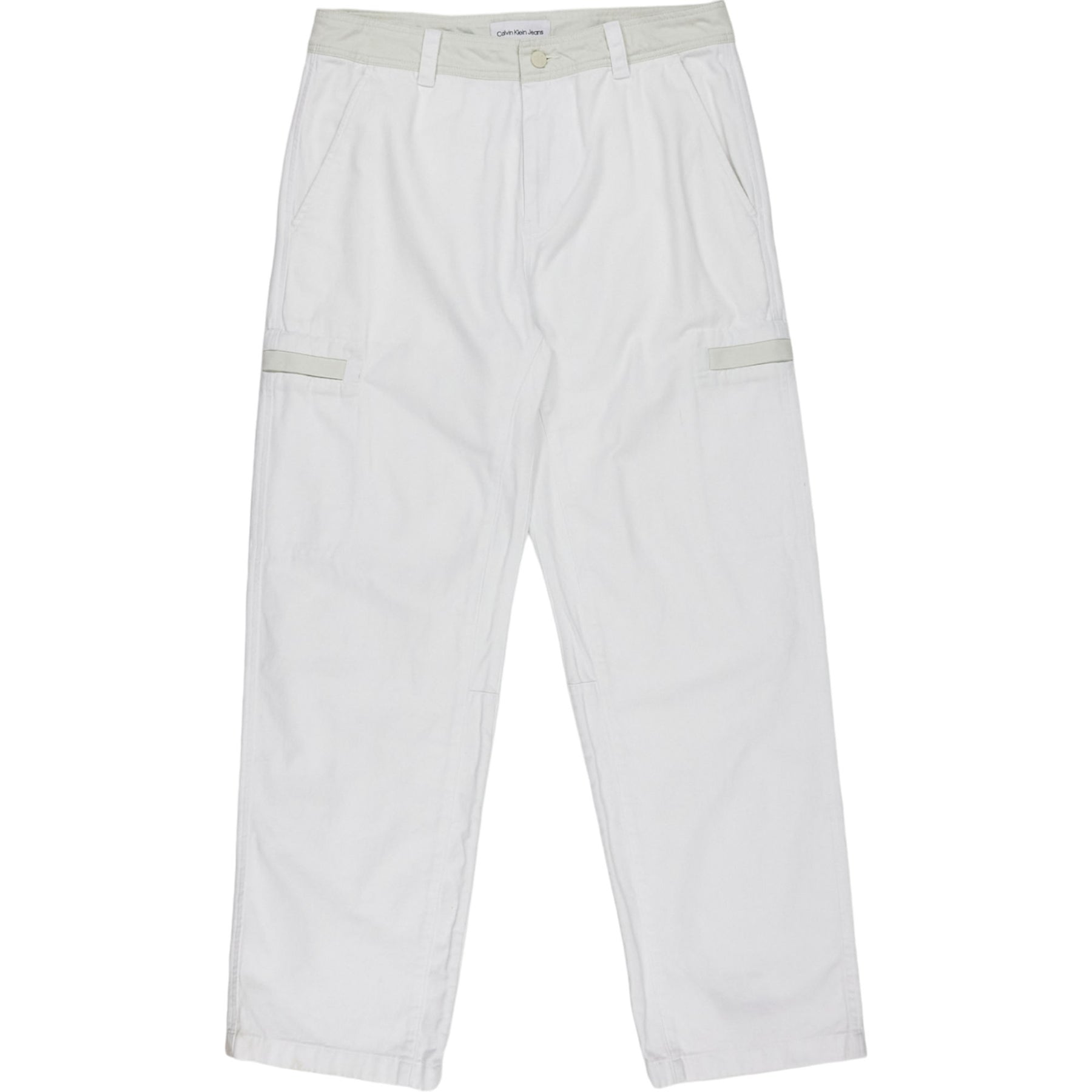 Calvin Klein Jeans White Cargo Pants