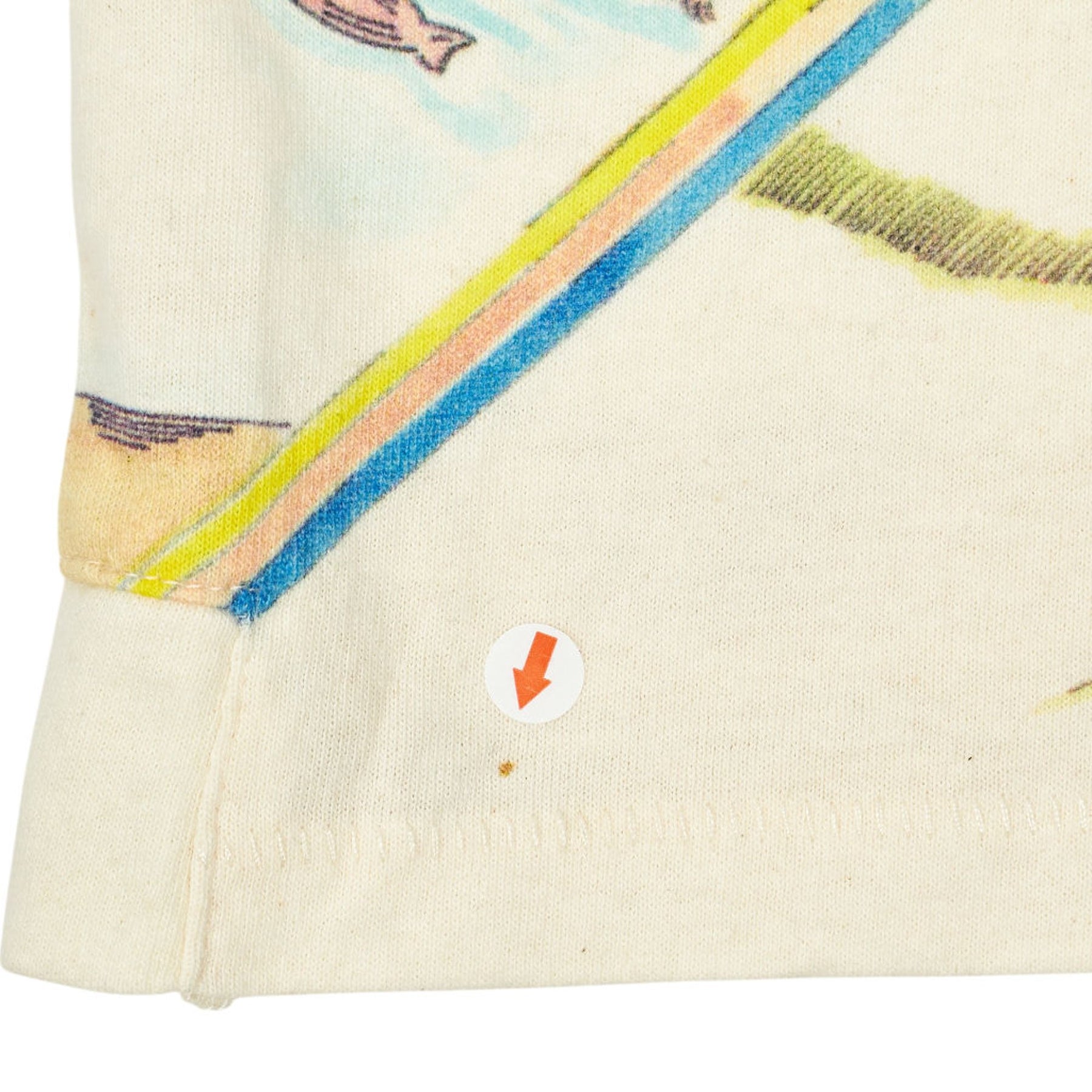 Folk Cream Graphic T-Shirt
