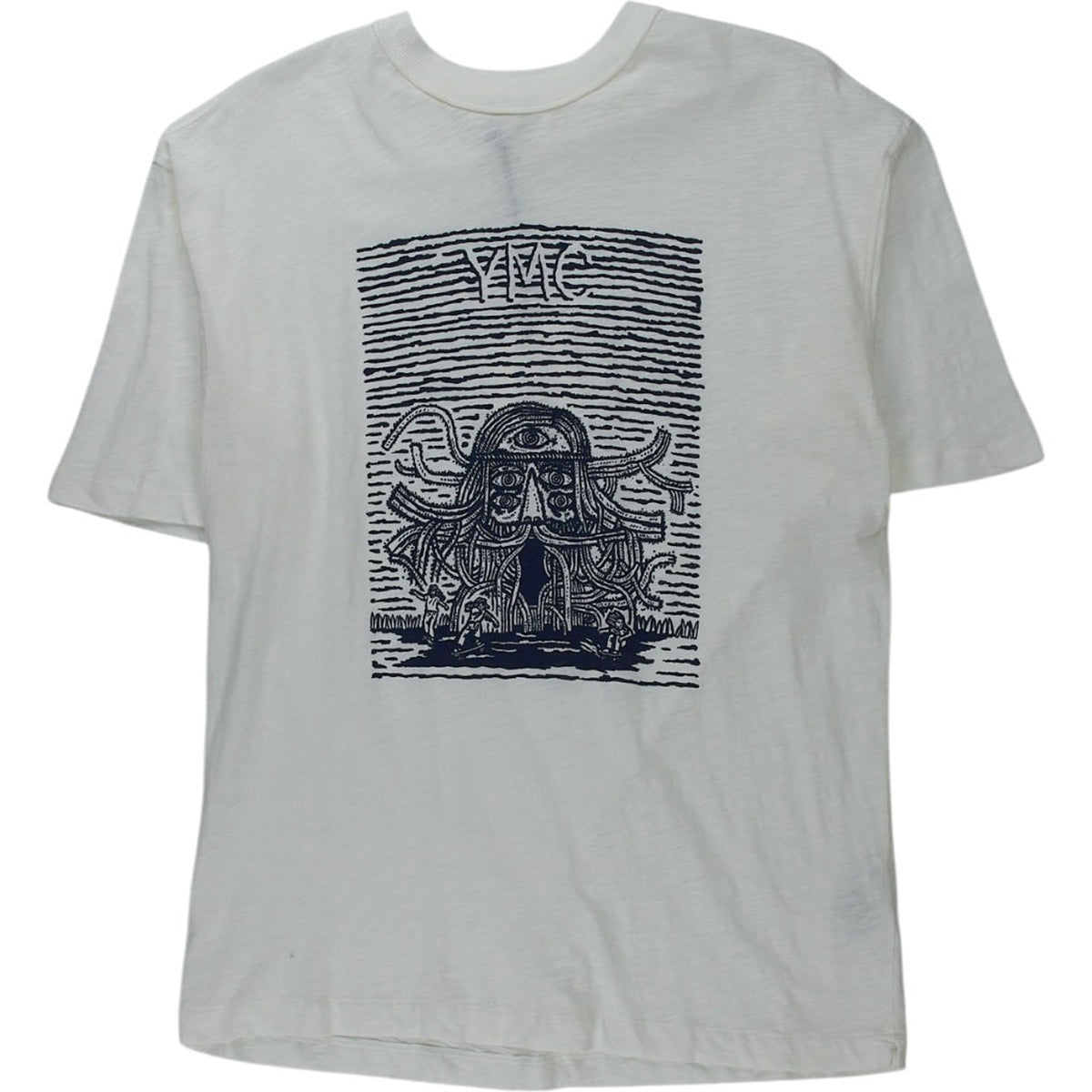 YMC White Graphic T-Shirt