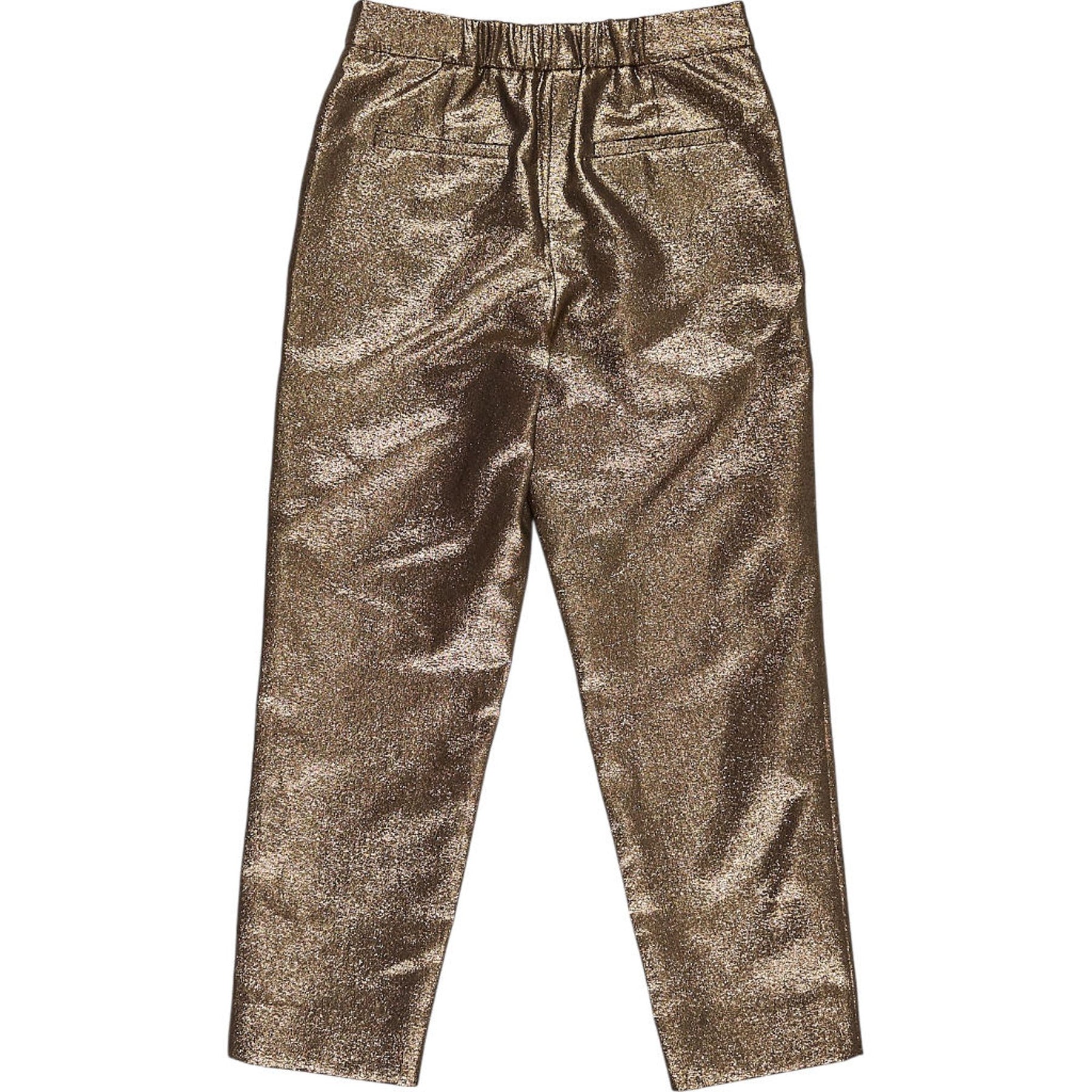 Wyse Gold Anande Metallic Suit Trousers
