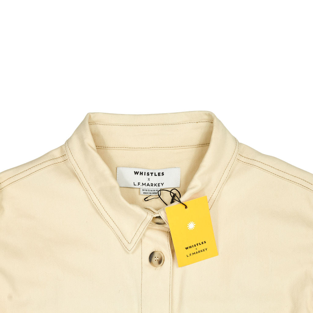 Whistles x L.F. Markey Cream Puff Sleeve Shirt Jacket