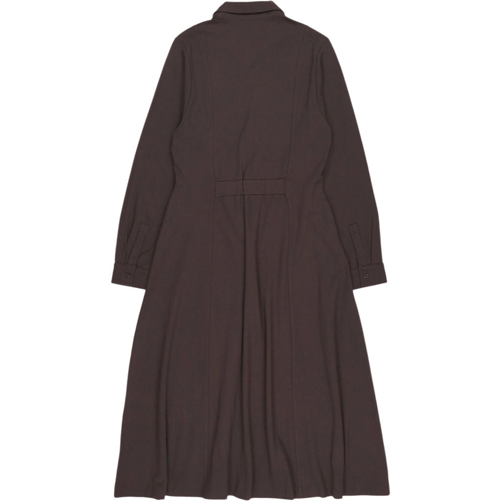 Baukjen Dark Chocolate Mariposa Ponte Midi Dress
